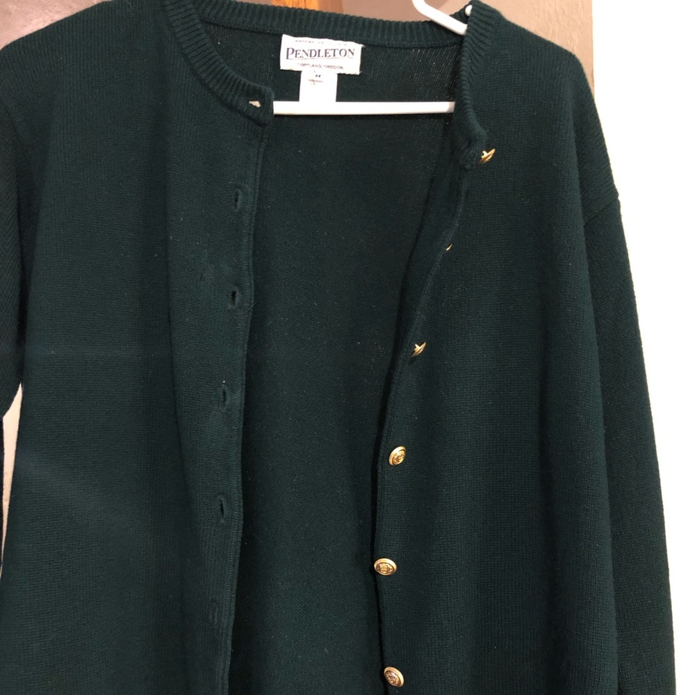 Pendleton sweater green
